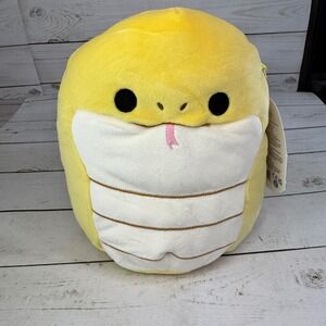 Squishmallows Pleyton Yellow‎ Snake Buddy Squad 7.5" Plush 2023 NWT